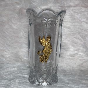 SOLD Vintage Crystal Teleflora Angel Hurricane